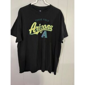 MLB T-Shirt Mens XL Black Arizona Diamondbacks Chase Field Graphic Tee